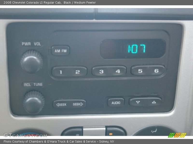 Black / Medium Pewter 2008 Chevrolet Colorado LS Regular Cab