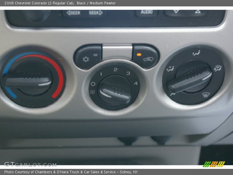 Black / Medium Pewter 2008 Chevrolet Colorado LS Regular Cab