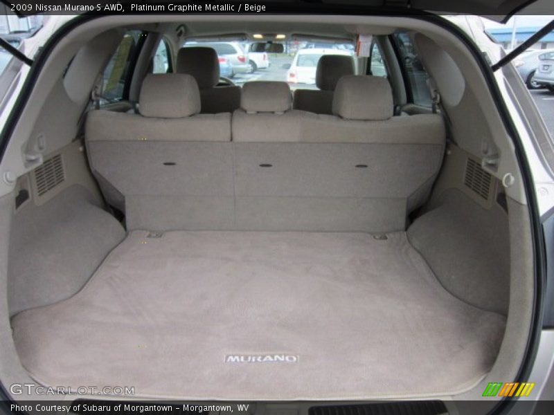 Platinum Graphite Metallic / Beige 2009 Nissan Murano S AWD