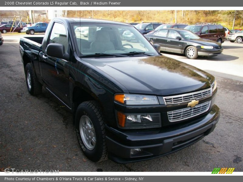 Black / Medium Pewter 2008 Chevrolet Colorado LS Regular Cab