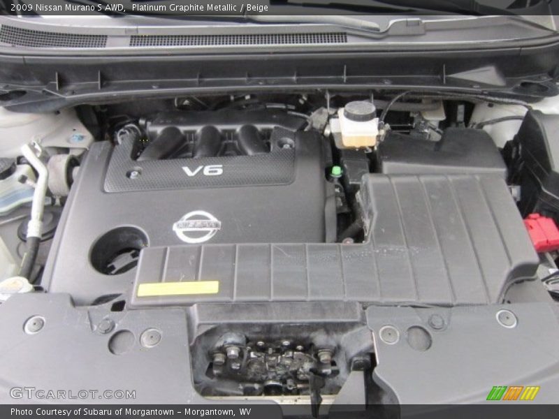 Platinum Graphite Metallic / Beige 2009 Nissan Murano S AWD