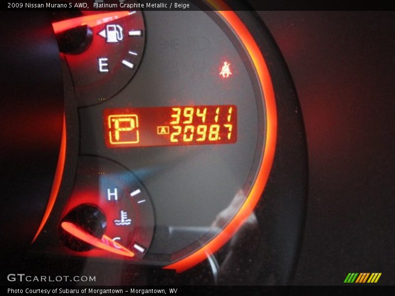 Platinum Graphite Metallic / Beige 2009 Nissan Murano S AWD
