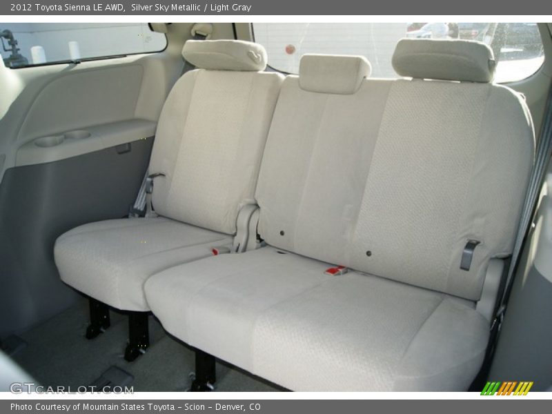 Silver Sky Metallic / Light Gray 2012 Toyota Sienna LE AWD
