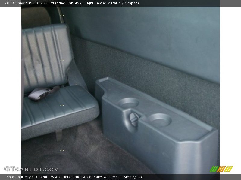 Light Pewter Metallic / Graphite 2003 Chevrolet S10 ZR2 Extended Cab 4x4