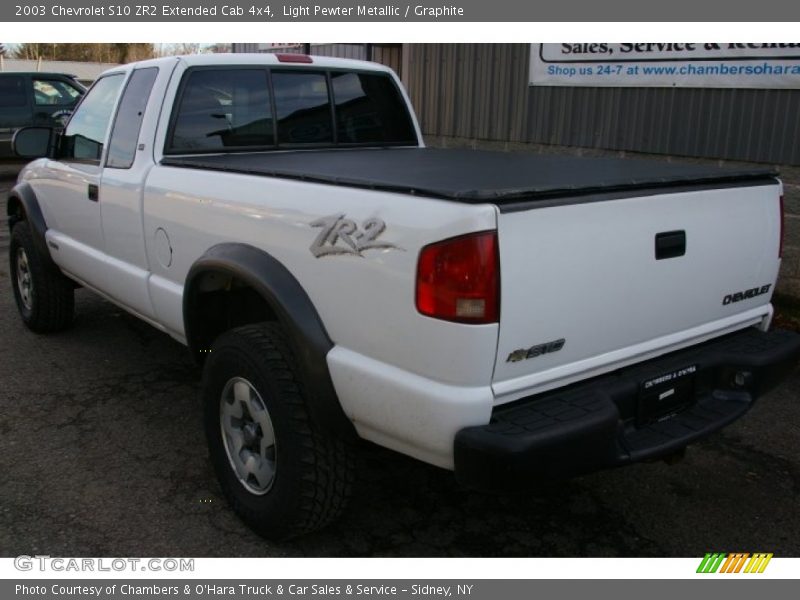 Light Pewter Metallic / Graphite 2003 Chevrolet S10 ZR2 Extended Cab 4x4