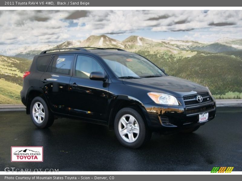 Black / Sand Beige 2011 Toyota RAV4 V6 4WD