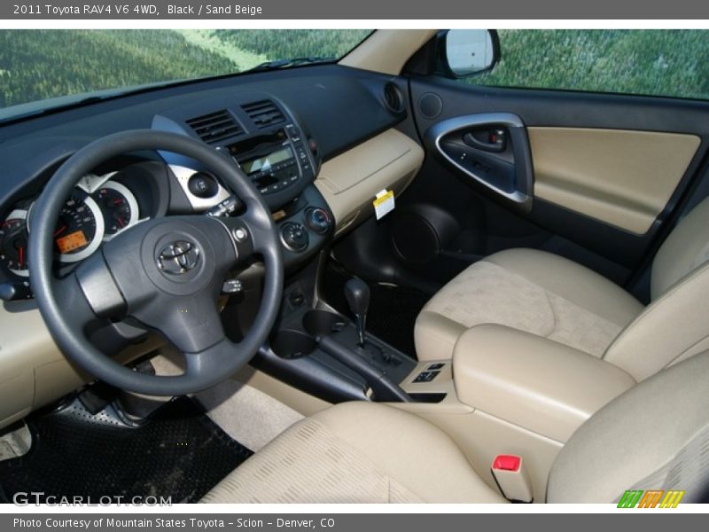 Black / Sand Beige 2011 Toyota RAV4 V6 4WD
