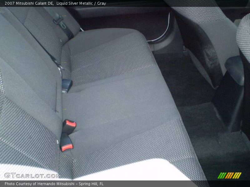 Liquid Silver Metallic / Gray 2007 Mitsubishi Galant DE