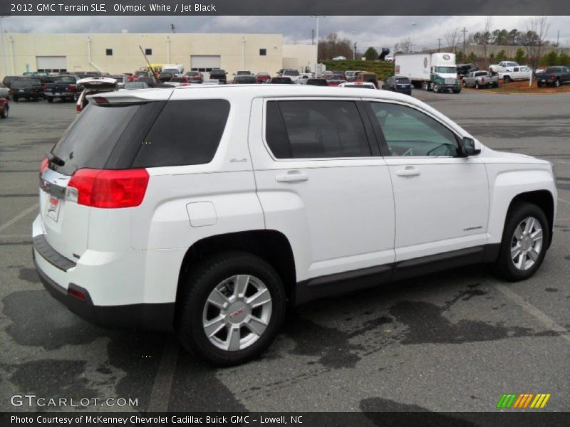 Olympic White / Jet Black 2012 GMC Terrain SLE