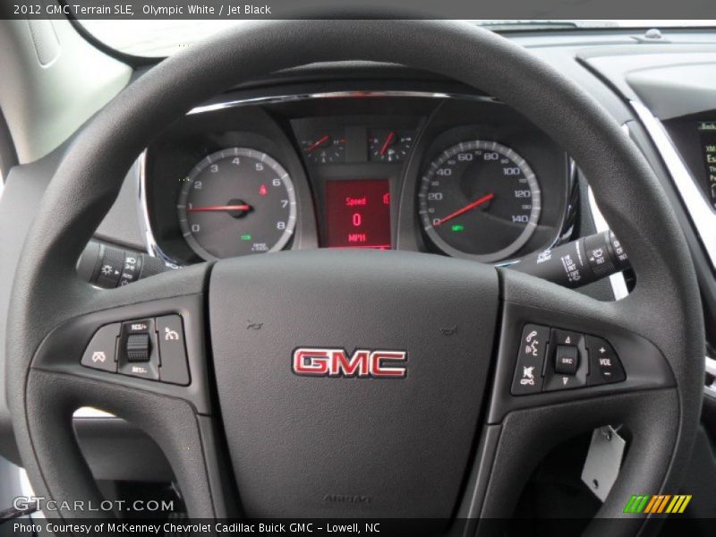 Olympic White / Jet Black 2012 GMC Terrain SLE