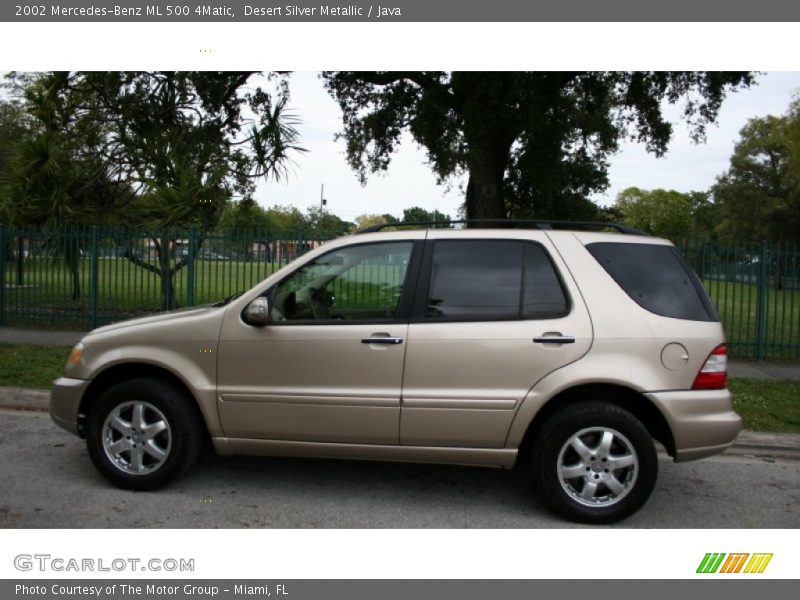 Desert Silver Metallic / Java 2002 Mercedes-Benz ML 500 4Matic