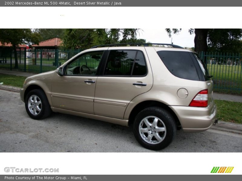 Desert Silver Metallic / Java 2002 Mercedes-Benz ML 500 4Matic