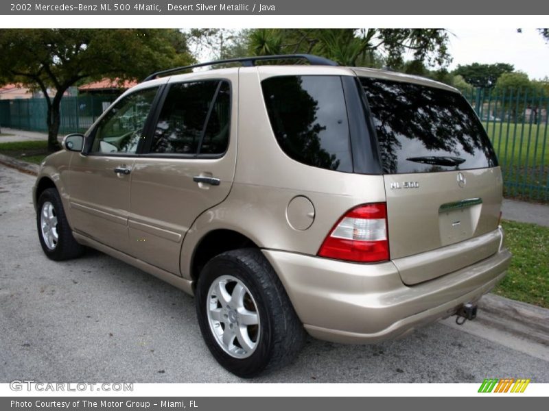 Desert Silver Metallic / Java 2002 Mercedes-Benz ML 500 4Matic