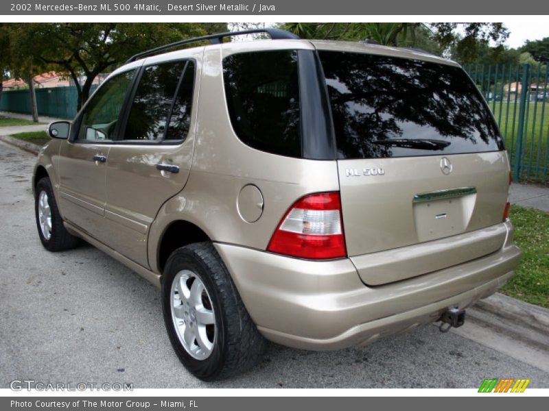 Desert Silver Metallic / Java 2002 Mercedes-Benz ML 500 4Matic
