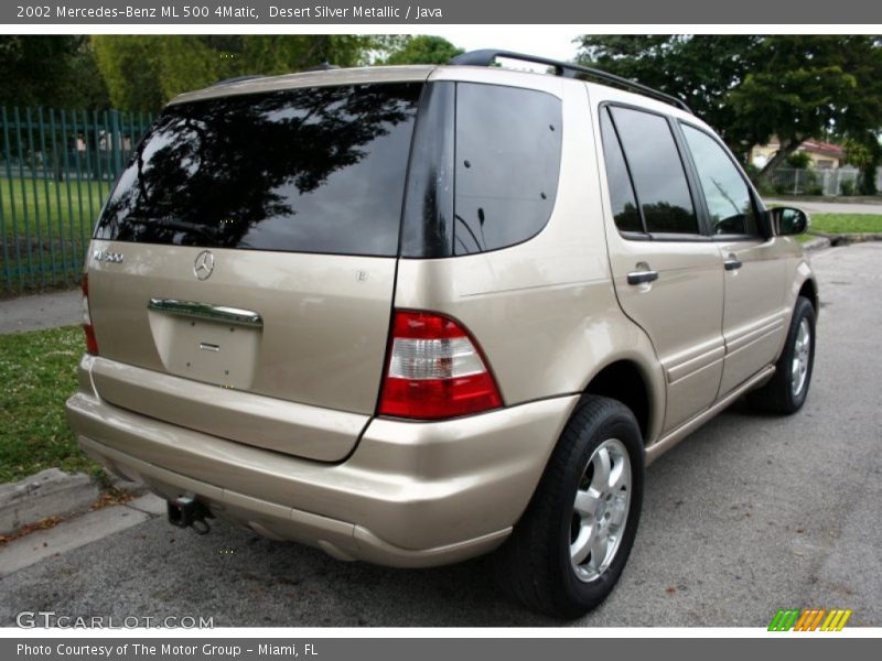 Desert Silver Metallic / Java 2002 Mercedes-Benz ML 500 4Matic