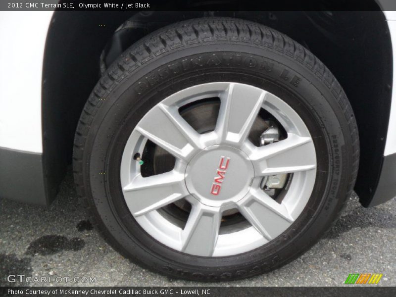 Olympic White / Jet Black 2012 GMC Terrain SLE