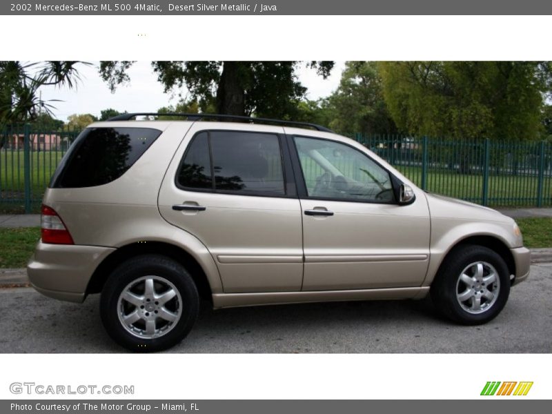 Desert Silver Metallic / Java 2002 Mercedes-Benz ML 500 4Matic