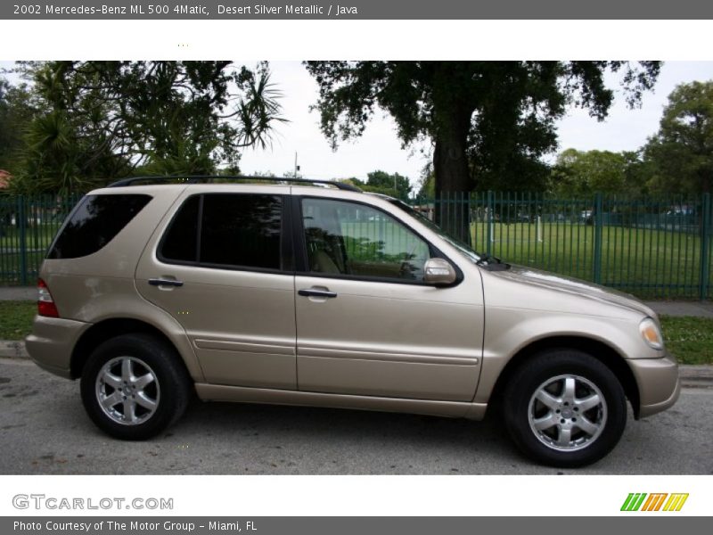 Desert Silver Metallic / Java 2002 Mercedes-Benz ML 500 4Matic
