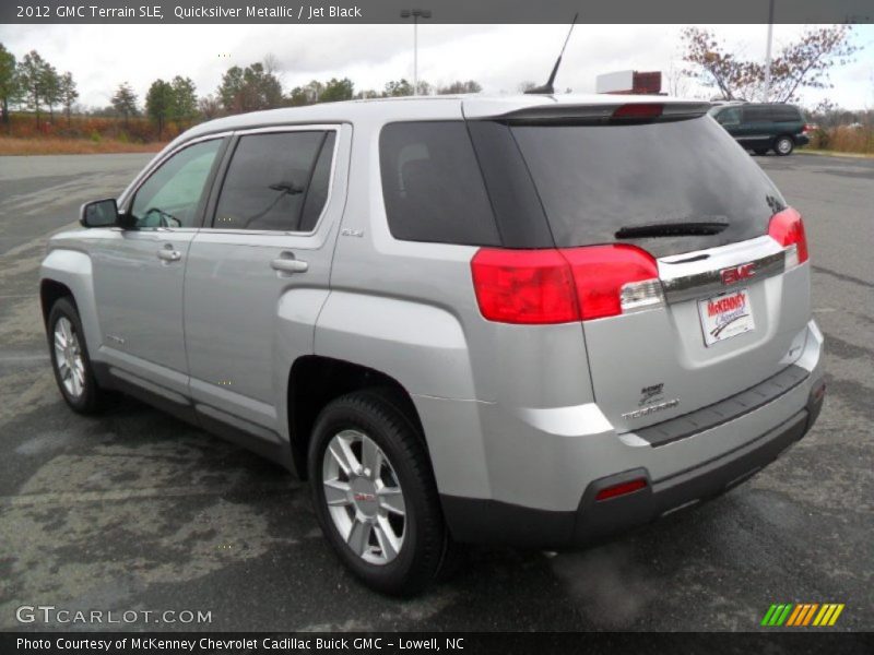 Quicksilver Metallic / Jet Black 2012 GMC Terrain SLE