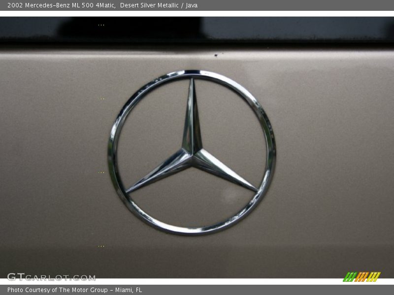 Desert Silver Metallic / Java 2002 Mercedes-Benz ML 500 4Matic