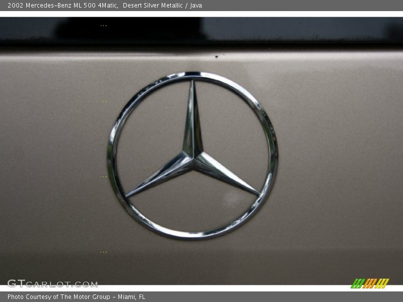 Desert Silver Metallic / Java 2002 Mercedes-Benz ML 500 4Matic