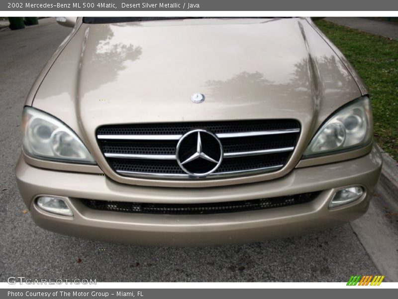 Desert Silver Metallic / Java 2002 Mercedes-Benz ML 500 4Matic