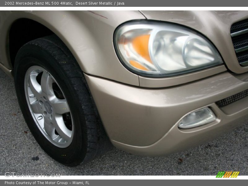 Desert Silver Metallic / Java 2002 Mercedes-Benz ML 500 4Matic