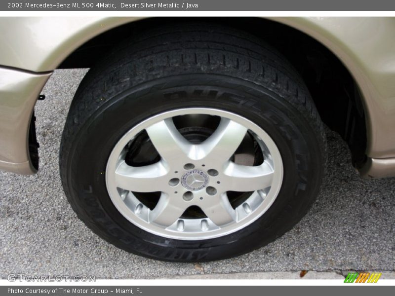 Desert Silver Metallic / Java 2002 Mercedes-Benz ML 500 4Matic