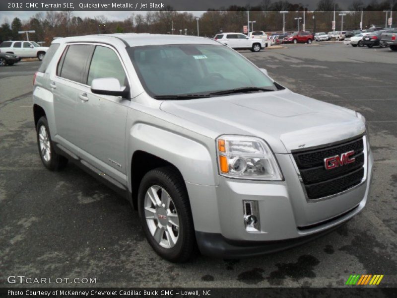 Quicksilver Metallic / Jet Black 2012 GMC Terrain SLE
