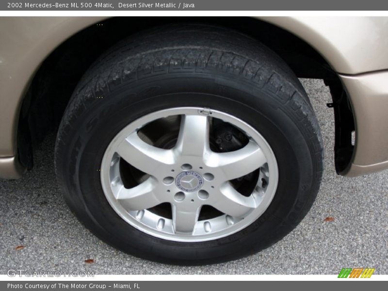 Desert Silver Metallic / Java 2002 Mercedes-Benz ML 500 4Matic