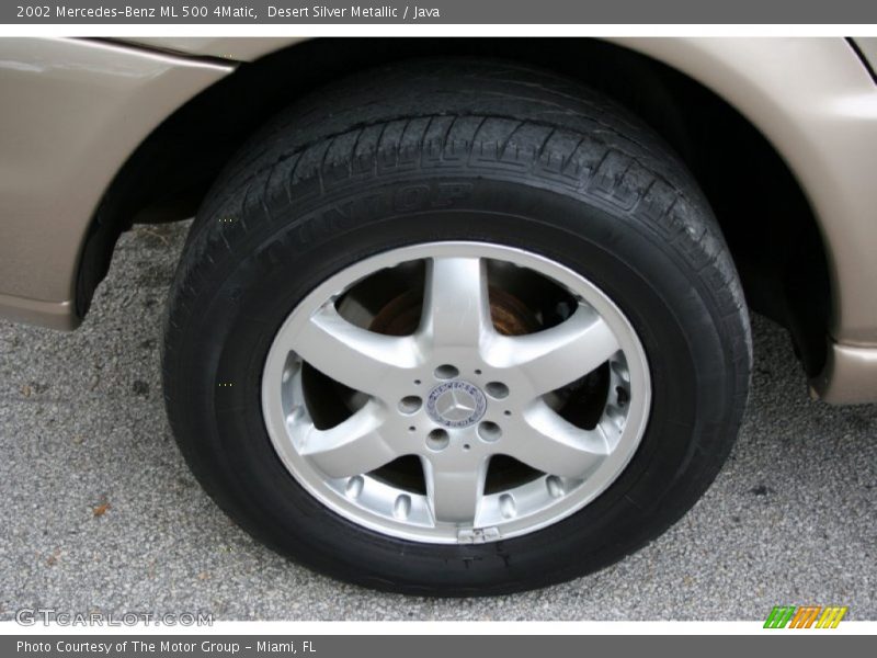 Desert Silver Metallic / Java 2002 Mercedes-Benz ML 500 4Matic