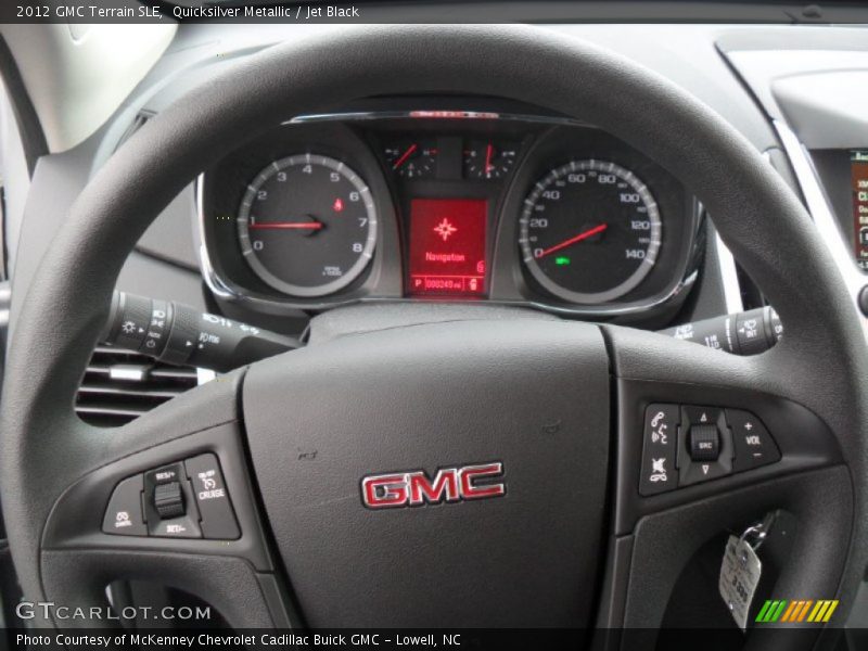 Quicksilver Metallic / Jet Black 2012 GMC Terrain SLE