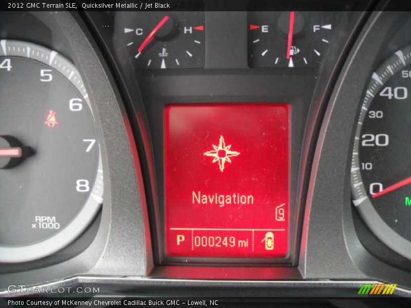 Quicksilver Metallic / Jet Black 2012 GMC Terrain SLE