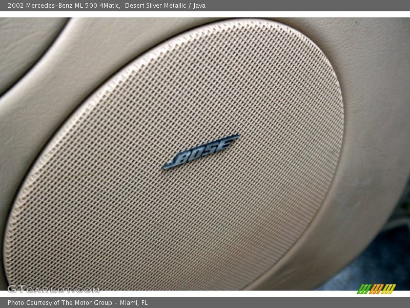 Desert Silver Metallic / Java 2002 Mercedes-Benz ML 500 4Matic