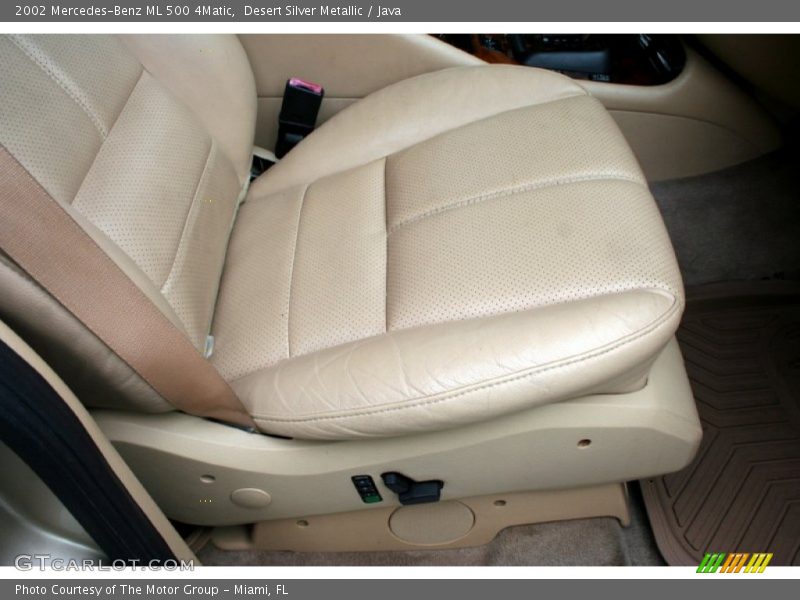 Desert Silver Metallic / Java 2002 Mercedes-Benz ML 500 4Matic