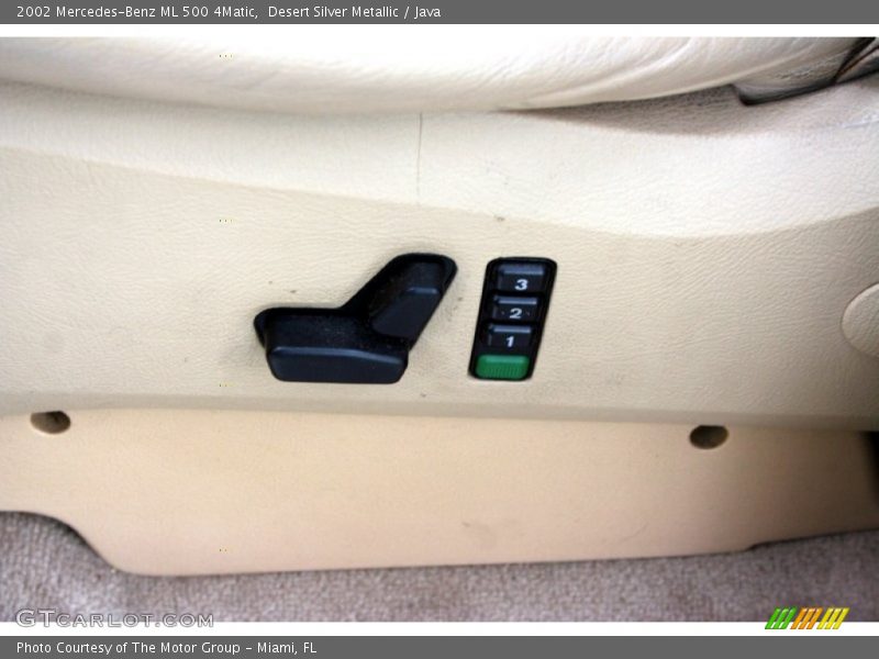 Desert Silver Metallic / Java 2002 Mercedes-Benz ML 500 4Matic