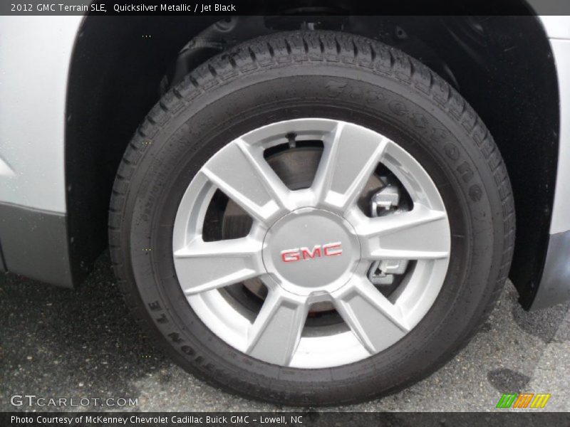 Quicksilver Metallic / Jet Black 2012 GMC Terrain SLE