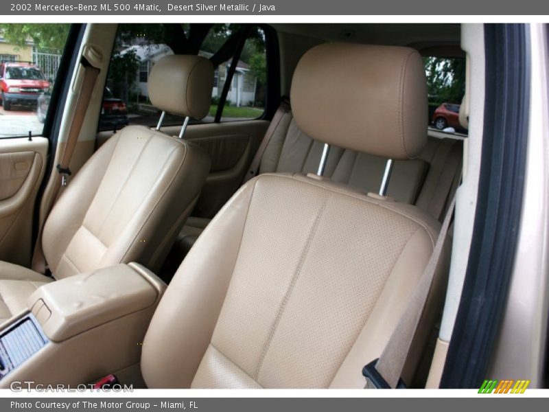 Desert Silver Metallic / Java 2002 Mercedes-Benz ML 500 4Matic