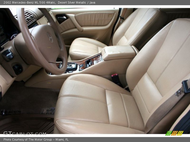 Desert Silver Metallic / Java 2002 Mercedes-Benz ML 500 4Matic