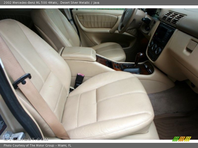 Desert Silver Metallic / Java 2002 Mercedes-Benz ML 500 4Matic