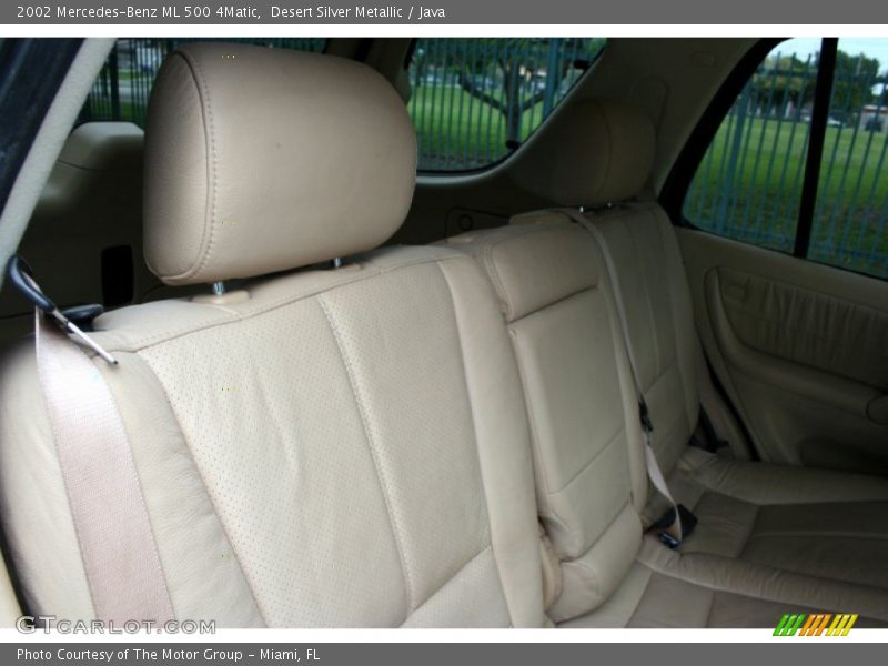 Desert Silver Metallic / Java 2002 Mercedes-Benz ML 500 4Matic
