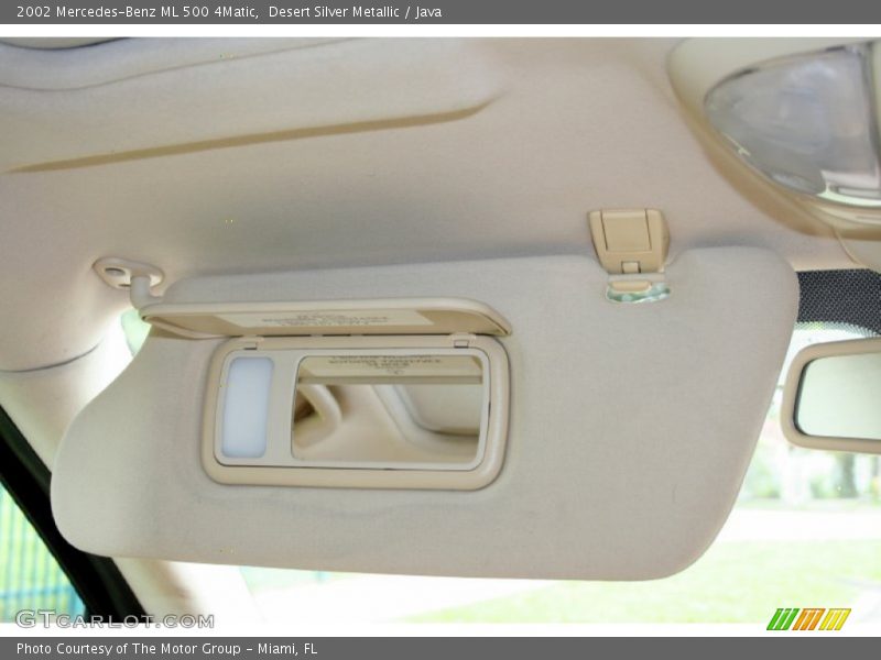 Desert Silver Metallic / Java 2002 Mercedes-Benz ML 500 4Matic