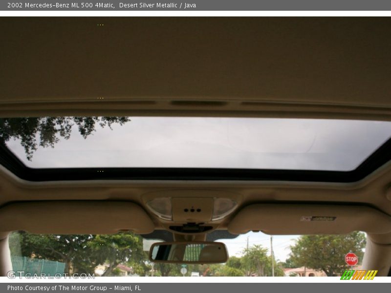 Desert Silver Metallic / Java 2002 Mercedes-Benz ML 500 4Matic