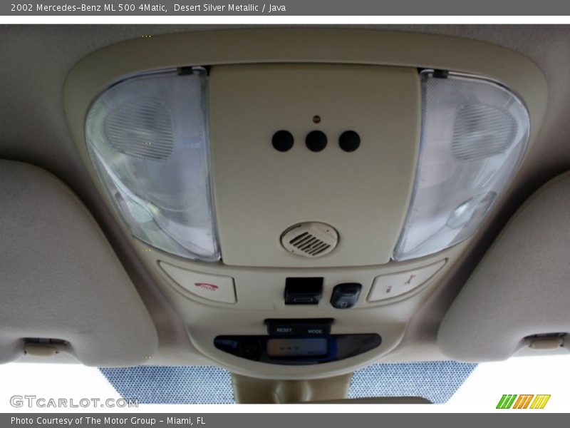 Desert Silver Metallic / Java 2002 Mercedes-Benz ML 500 4Matic