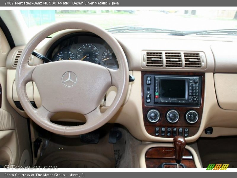 Desert Silver Metallic / Java 2002 Mercedes-Benz ML 500 4Matic