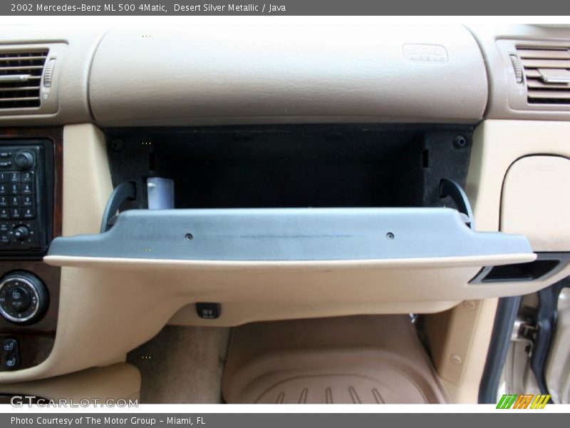 Desert Silver Metallic / Java 2002 Mercedes-Benz ML 500 4Matic