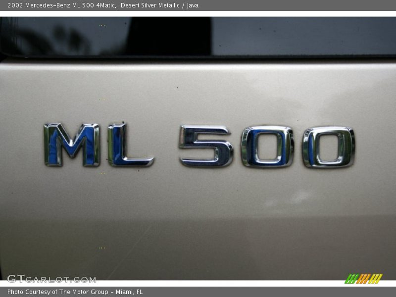 Desert Silver Metallic / Java 2002 Mercedes-Benz ML 500 4Matic