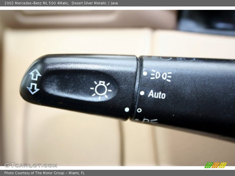 Desert Silver Metallic / Java 2002 Mercedes-Benz ML 500 4Matic