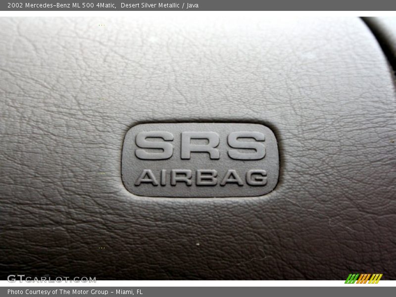 Desert Silver Metallic / Java 2002 Mercedes-Benz ML 500 4Matic