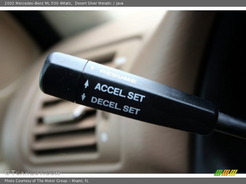 Desert Silver Metallic / Java 2002 Mercedes-Benz ML 500 4Matic